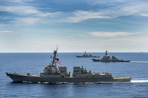 Tàu chiến Mỹ tuần tra Biển Đông vì quyền tự do hàng hải