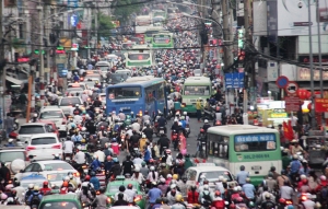 Sài Gòn, bước ra đường là ‘kẹt xe’