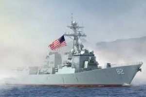 Tàu chiến Mỹ lờn vờn ngoài khơi Hoàng Sa