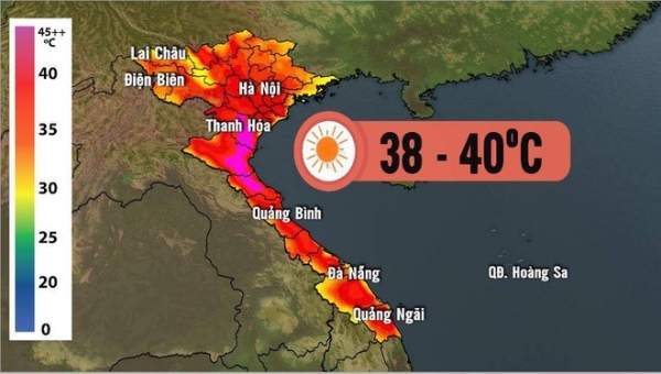 Cơn nắng nóng kỷ lục ụp xuống Việt Nam
