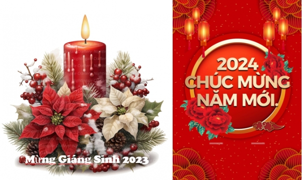 Chúc mừng Giáng Sinh 2023 và năm mới 2024