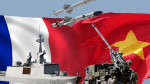 Trung Quốc và Biển Đông, quốc phòng Việt-Pháp