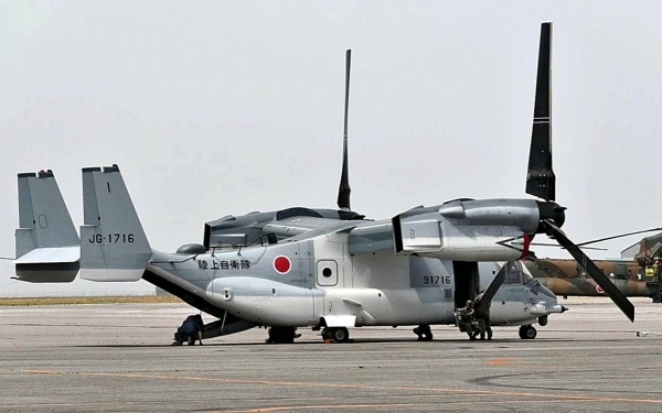 Mỹ cho phép phi cơ quân sự Osprey ở Nhật hoạt động trở lại